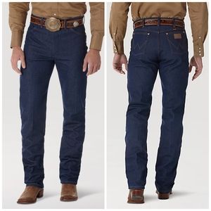 NWT Wrangler Mens cowboy cut rigid Jeans